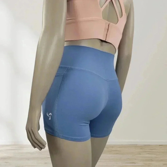 Pedigree eMPWR Women High-Waist Workout Shorts | Dual Pockets | No Front Seam - Picture 7 of 7